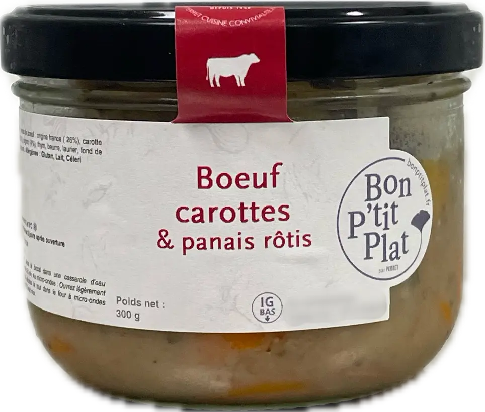 Boeuf carottes & panais rôtis 
