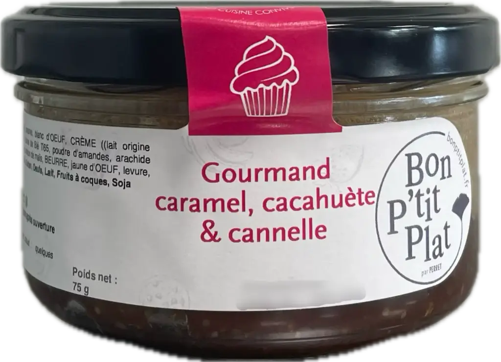 Gourmand caramel, cacahuète & cannelle 