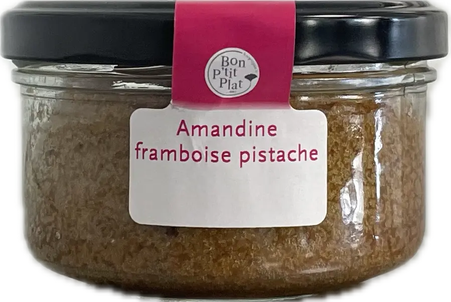 Amandine framboise pistache