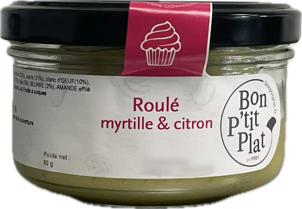 Roulé myrtille & citron