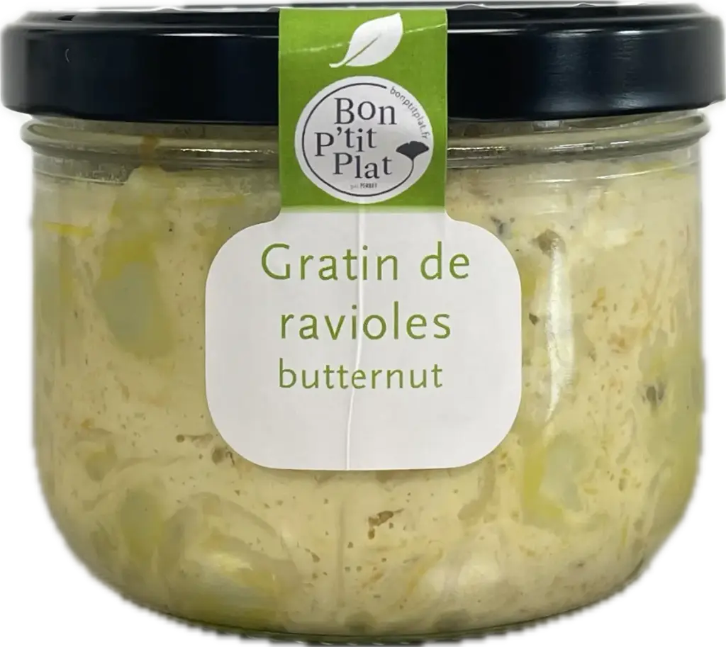 Gratin de ravioles butternut 