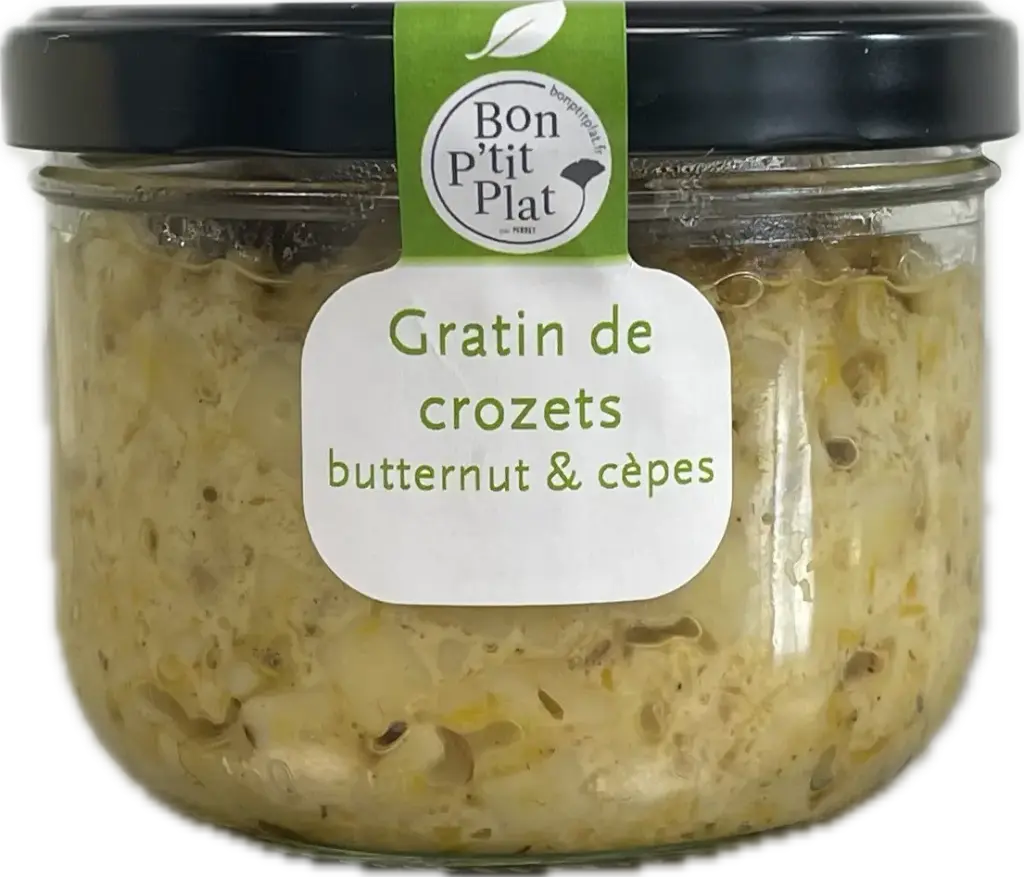 Gratin de crozets butternut & cèpes