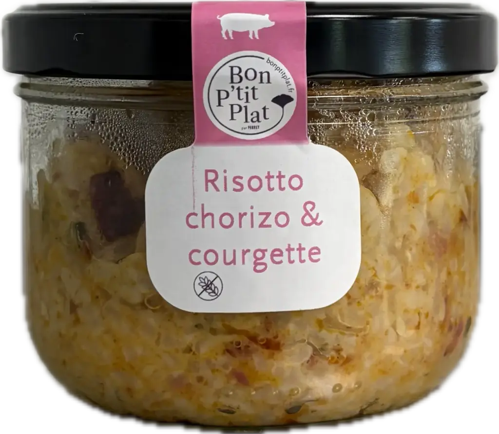 Risotto chorizo & courgette