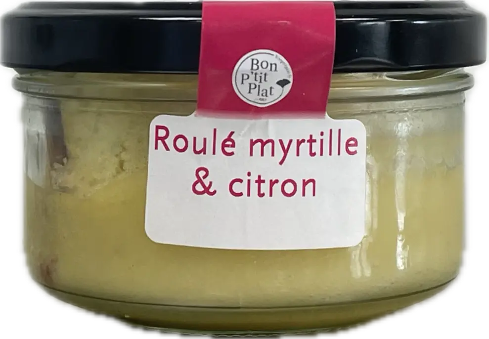 Roulé myrtille & citron