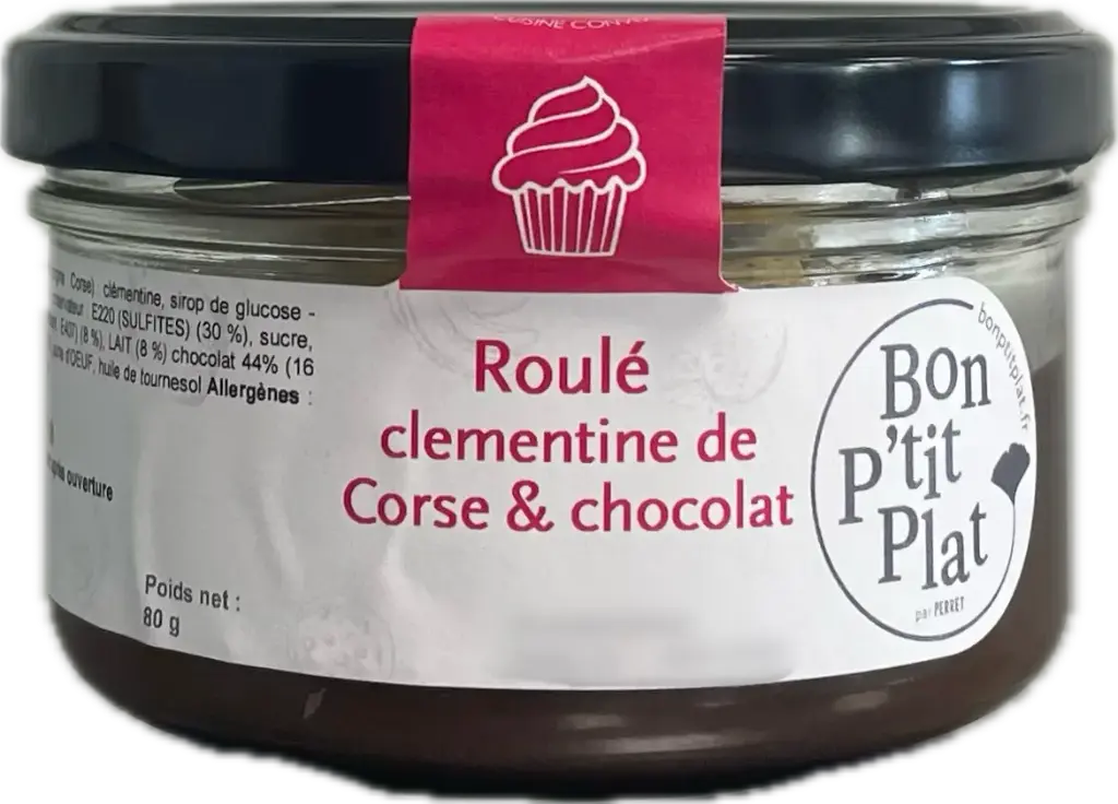 Roulé clementine de Corse & chocolat