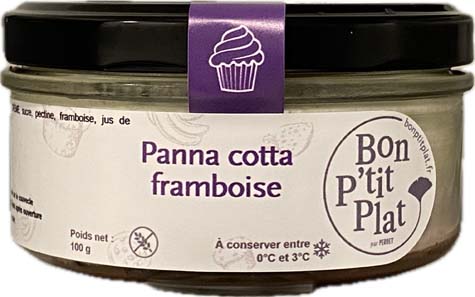 Panna cotta framboise