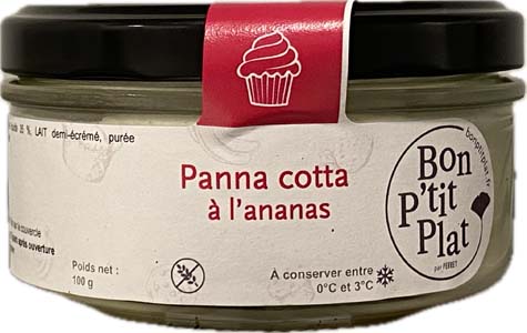 Panna cotta à l’ananas