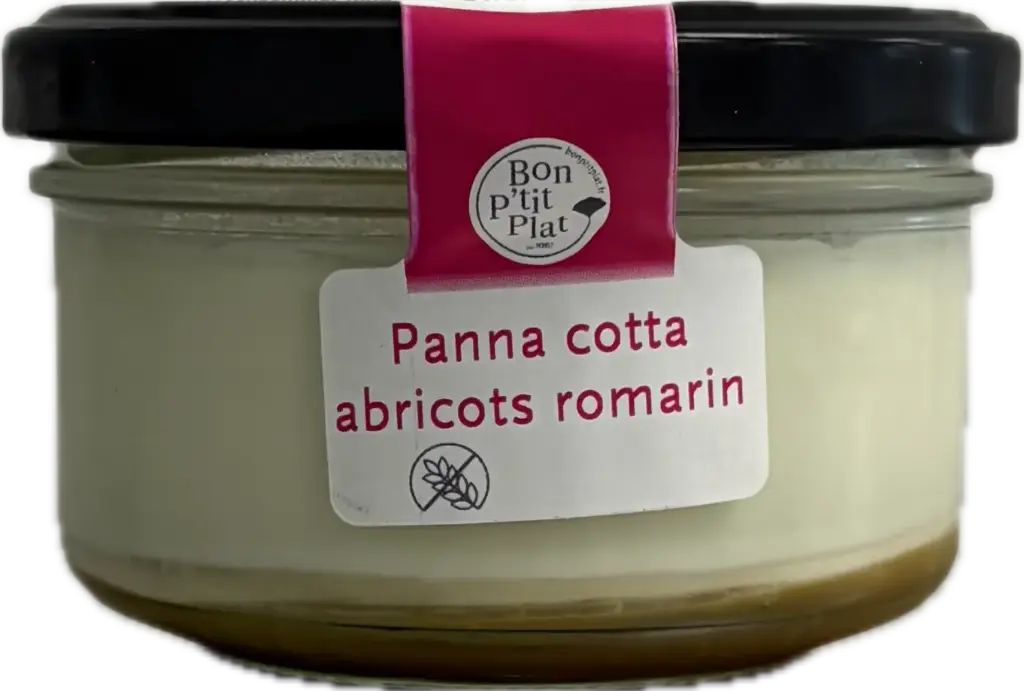 Panna cotta abricots romarin