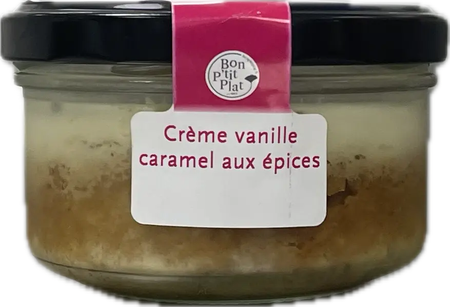 Crème vanille caramel aux épices