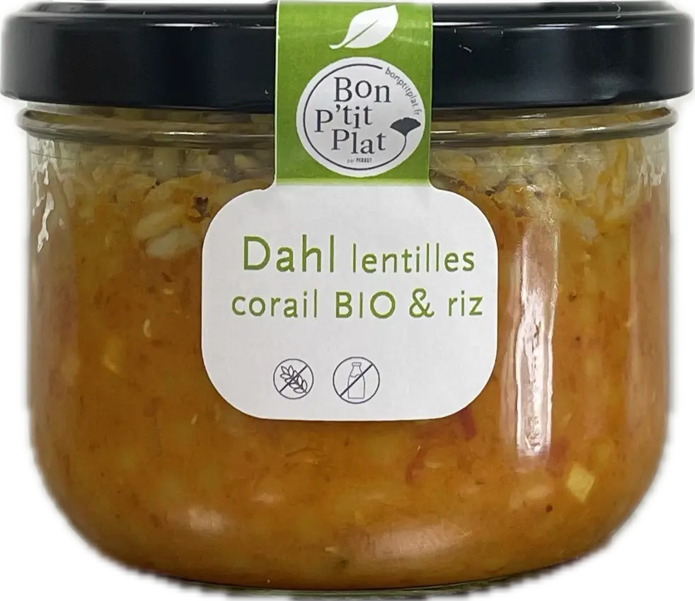 Dahl lentilles corail BIO & riz