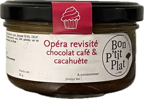 Opéra revisité chocolat café & cacahuète
