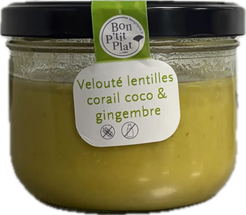 Velouté lentilles corail coco & gingembre