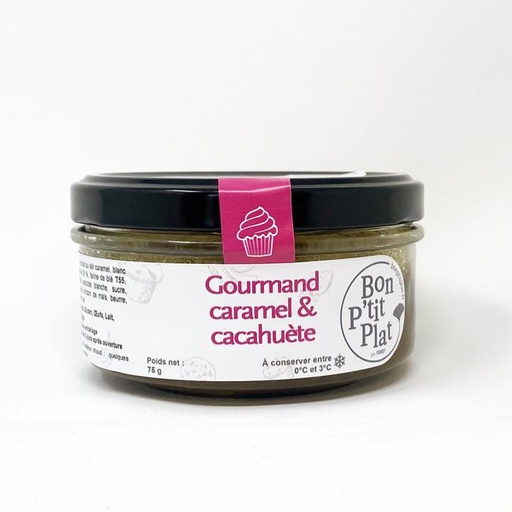 Gourmand caramel & cacahuète