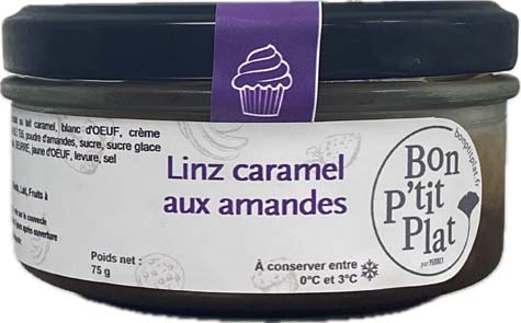 Linz caramel aux amandes