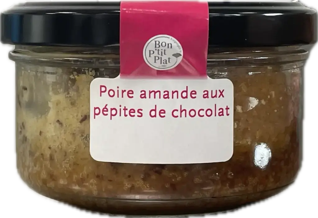 Poire amande aux pépites de chocolat