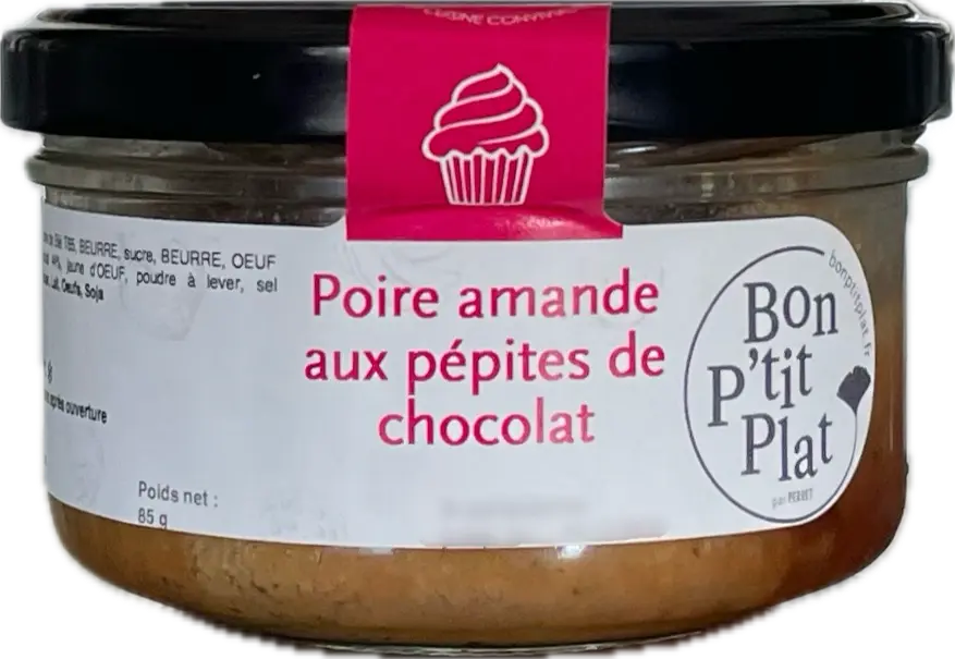 Poire amande aux pépites de chocolat