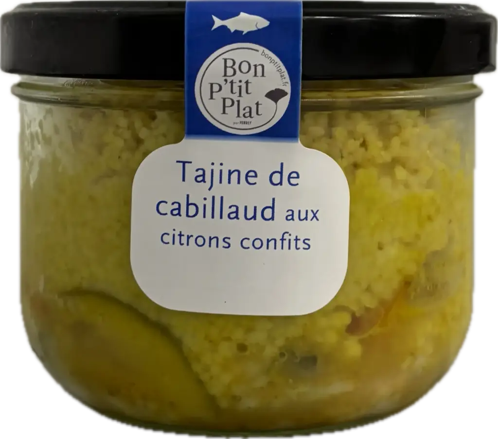 Tajine de cabillaud aux citrons confits