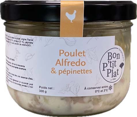 Poulet Alfredo & pépinettes