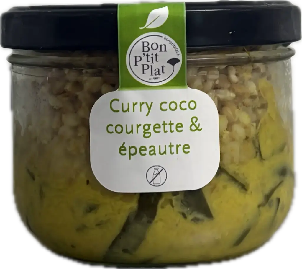 Curry coco courgette & épeautre