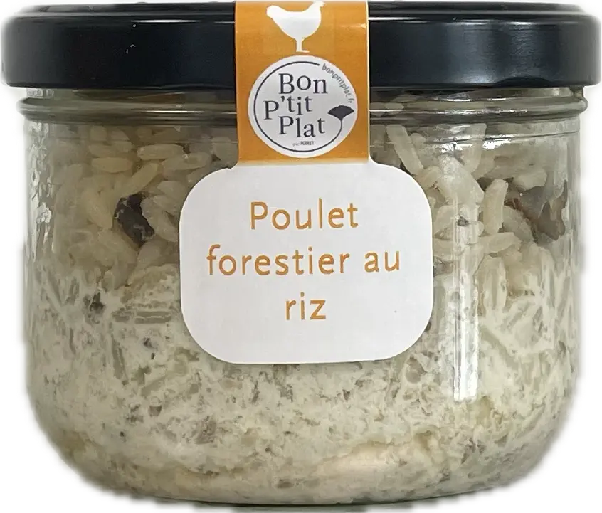 Poulet forestier au riz