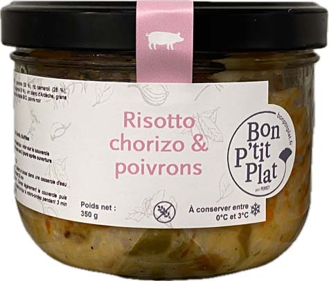Risotto chorizo & poivrons