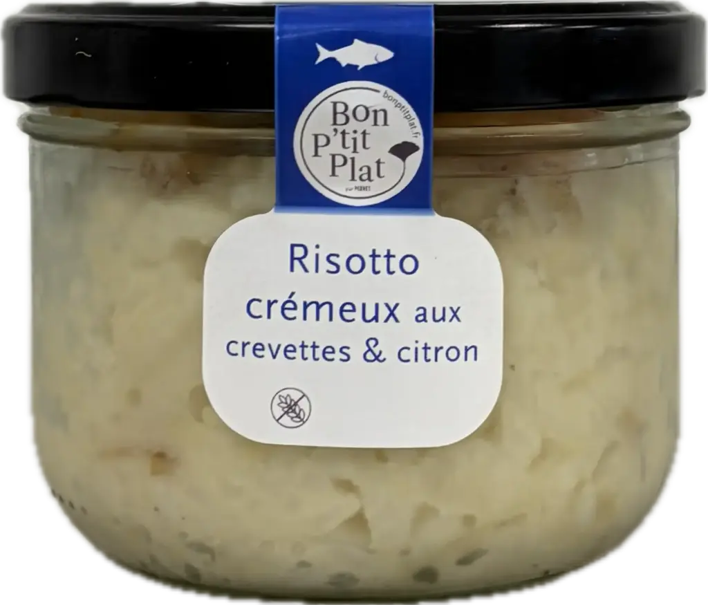 Risotto crémeux aux crevettes & citron