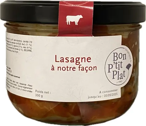 Lasagne à notre façon