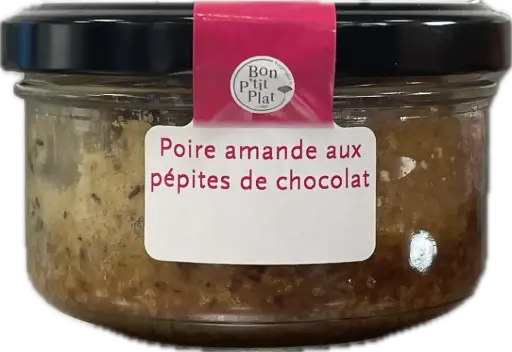 Poire amande aux pépites de chocolat