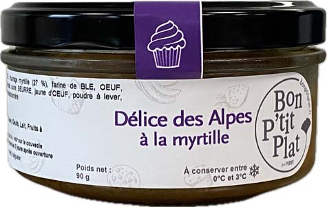 Délice des Alpes à la myrtille