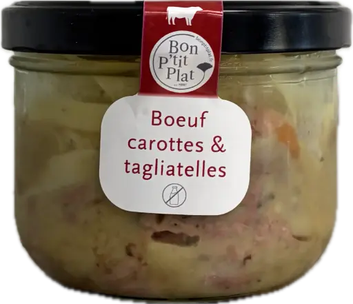 Boeuf carottes & tagliatelles