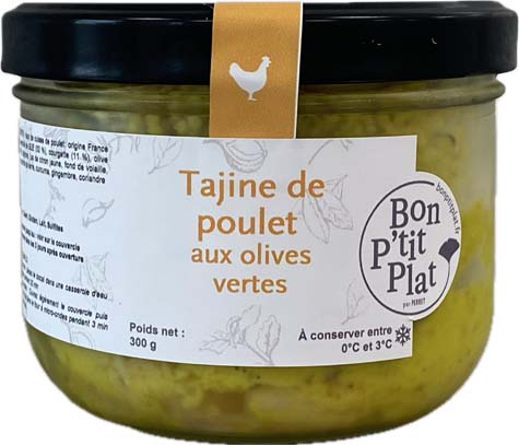 Tajine de poulet aux olives & citrons confits