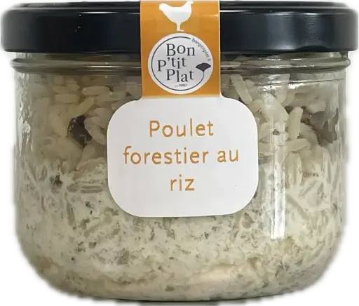 Poulet forestier au riz