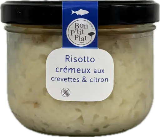 Risotto crémeux aux crevettes & citron