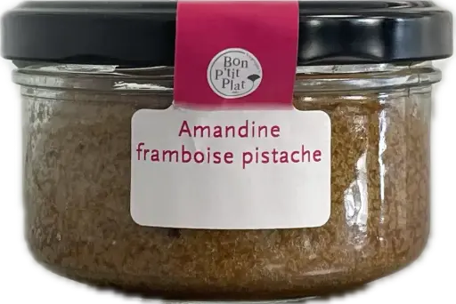 Amandine framboise pistache
