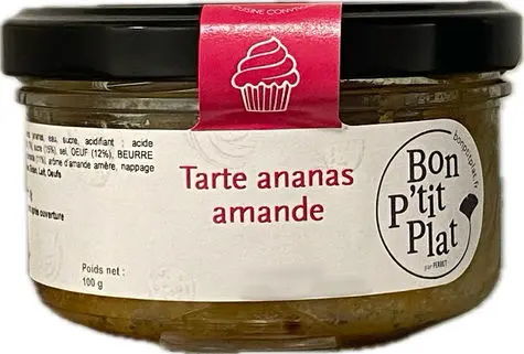 Tarte ananas amande