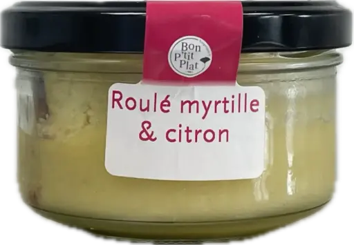 Roulé myrtille & citron