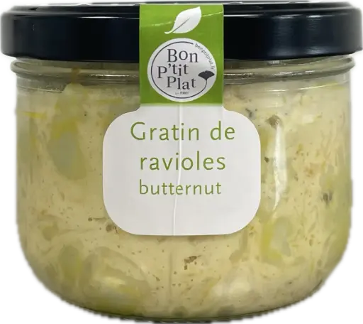 Gratin de ravioles butternut 