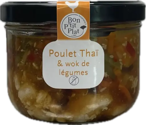 Poulet Thaï & wok de légumes