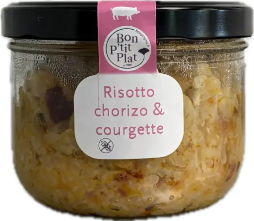 Risotto chorizo & courgette