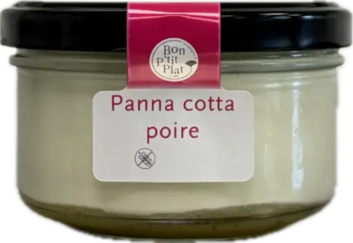 Panna cotta poire