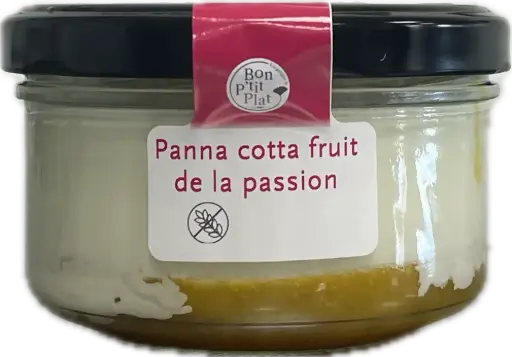 Panna cotta fruit de la passion