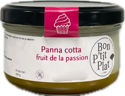 Panna cotta fruit de la passion