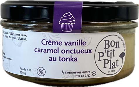 Crème vanille caramel onctueux au tonka