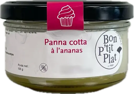 Panna cotta à l’ananas