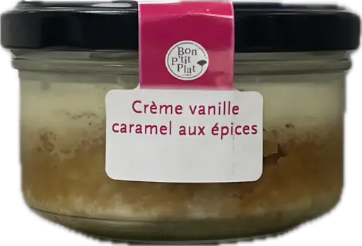 Crème vanille caramel aux épices