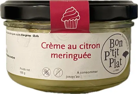 Crème au citron meringuée