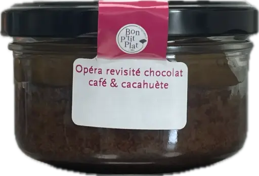Opéra revisité chocolat café & cacahuète